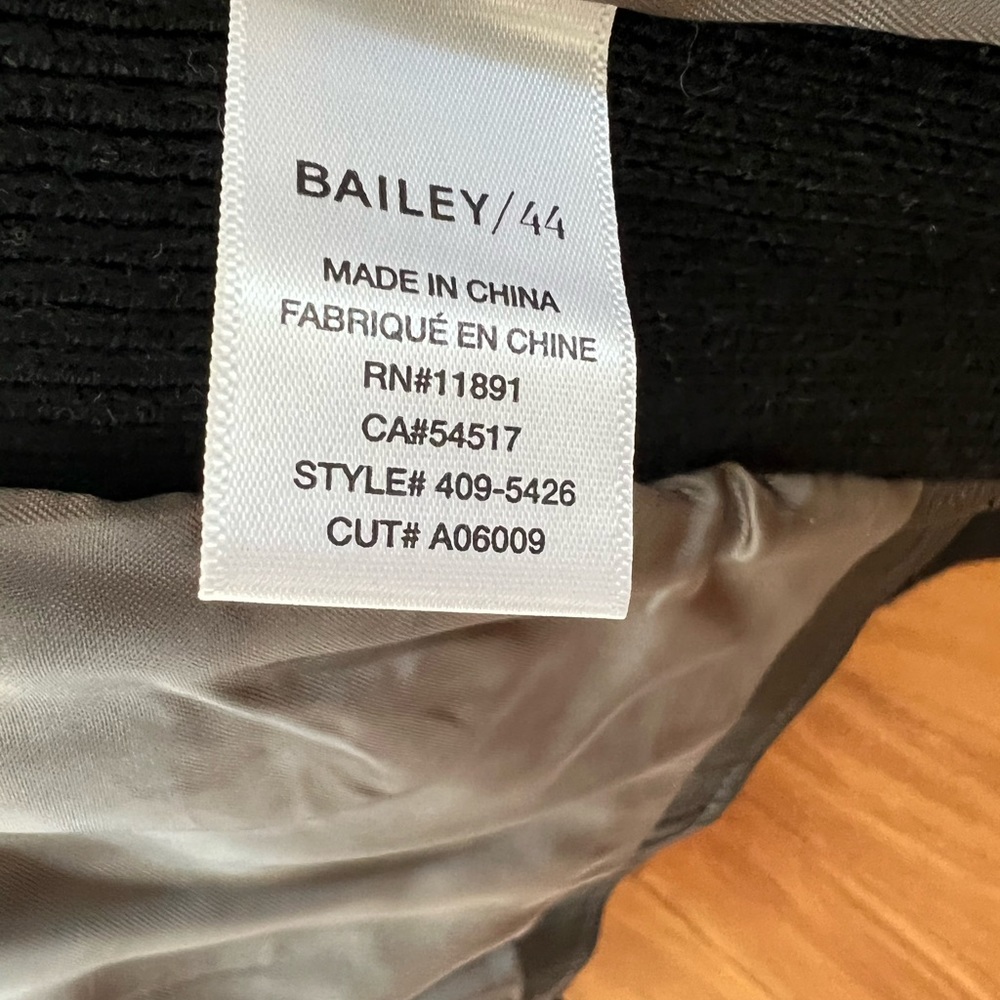 Bailey 44 Gunmetal Knox Faux Leather Jacket, Size 0 - Picture 14 of 15